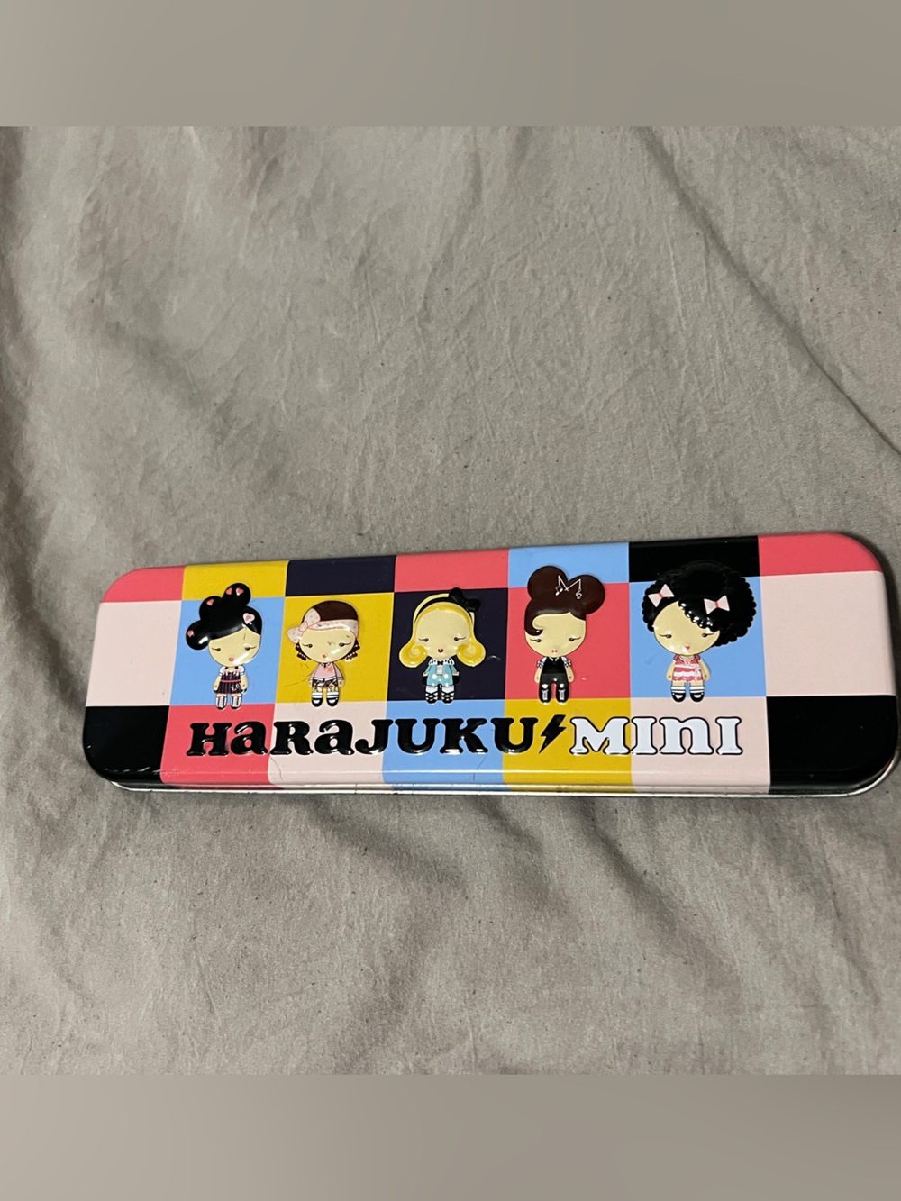 Harajuku Mini Target Kids Tin Pencil Case Gwen Stefani